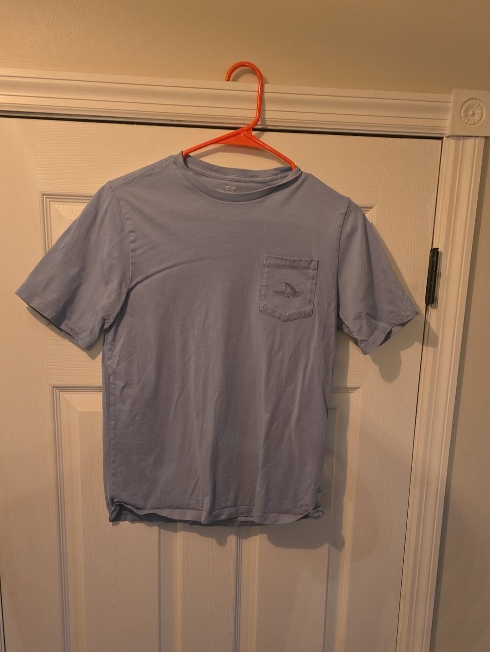 Vineyard Vines Light Blue Short Sleeve Pocket Tee